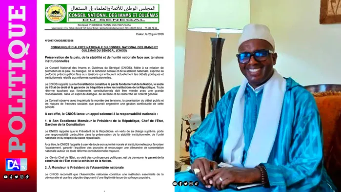 Sénégal : Les gardiens de la foi lancent un vibrant appel à la raison