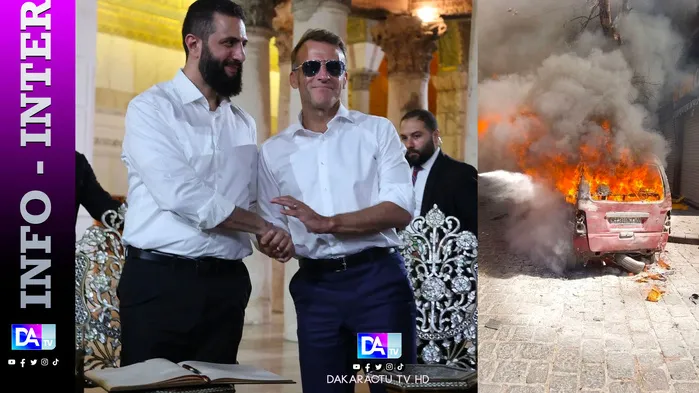 Attentats à la bombe à Damas en pleine visite de Macron