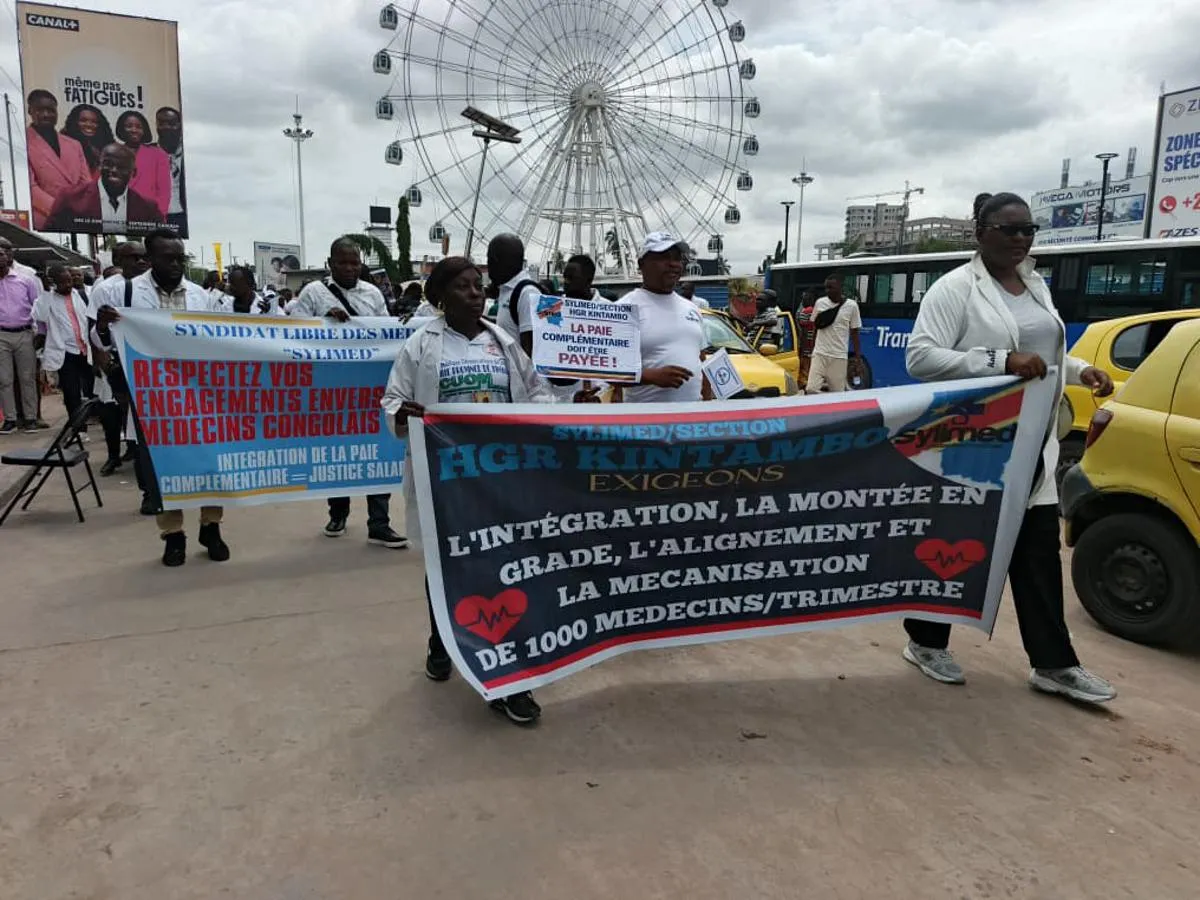Médecins agressés à Kinshasa : le SYLIMED porte plainte devant la justice militaire