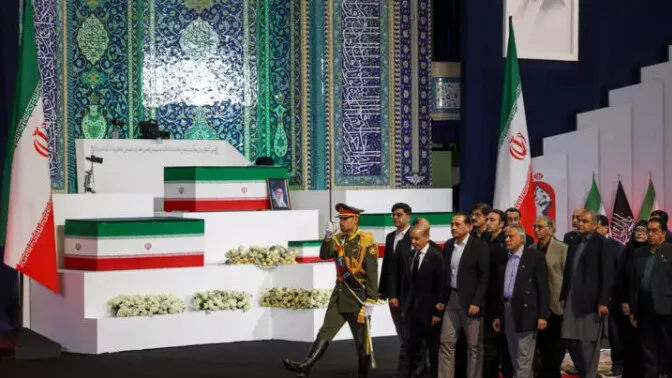 Funérailles nationales pour l'ancien guide suprême iranien Ali Khamenei