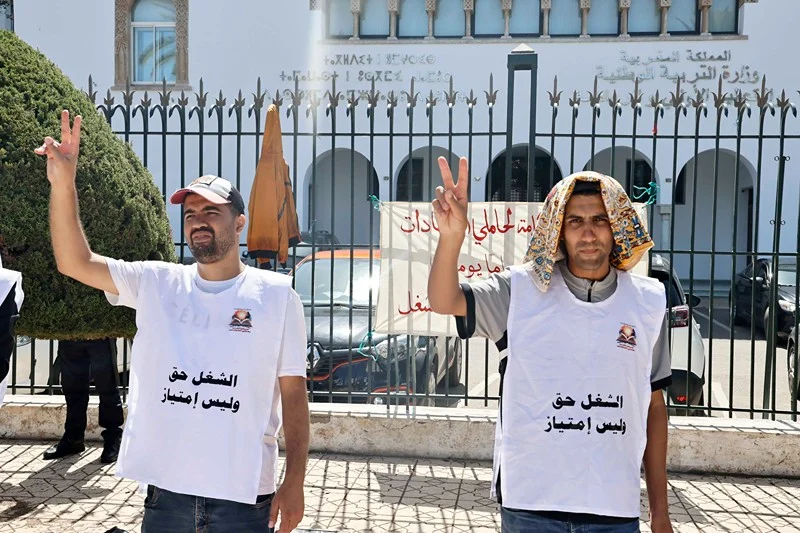 Diplômés chômeurs marocains : reprise de la mobilisation à Rabat
