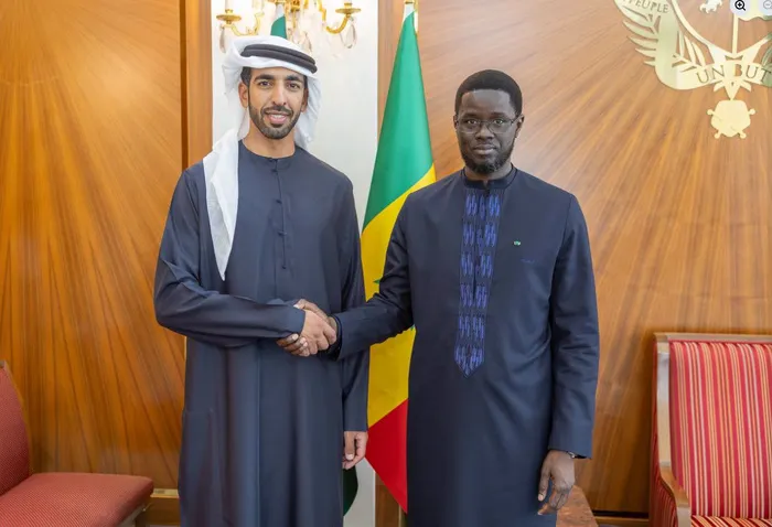 Coopération Emirats Arabes Unis-Sénégal:  : Le PR  Bassirou Diomaye Faye a reçu le ministre d'État Emirati chargé des Affaires africaines