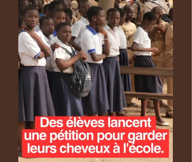 Pétitions en Côte d'Ivoire contre l'obligation de couper les cheveux des filles à l'école