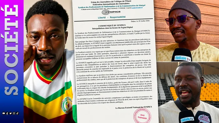 Syndicat des journalistes du Sénégal sous le feu des critiques après un communiqué controversé