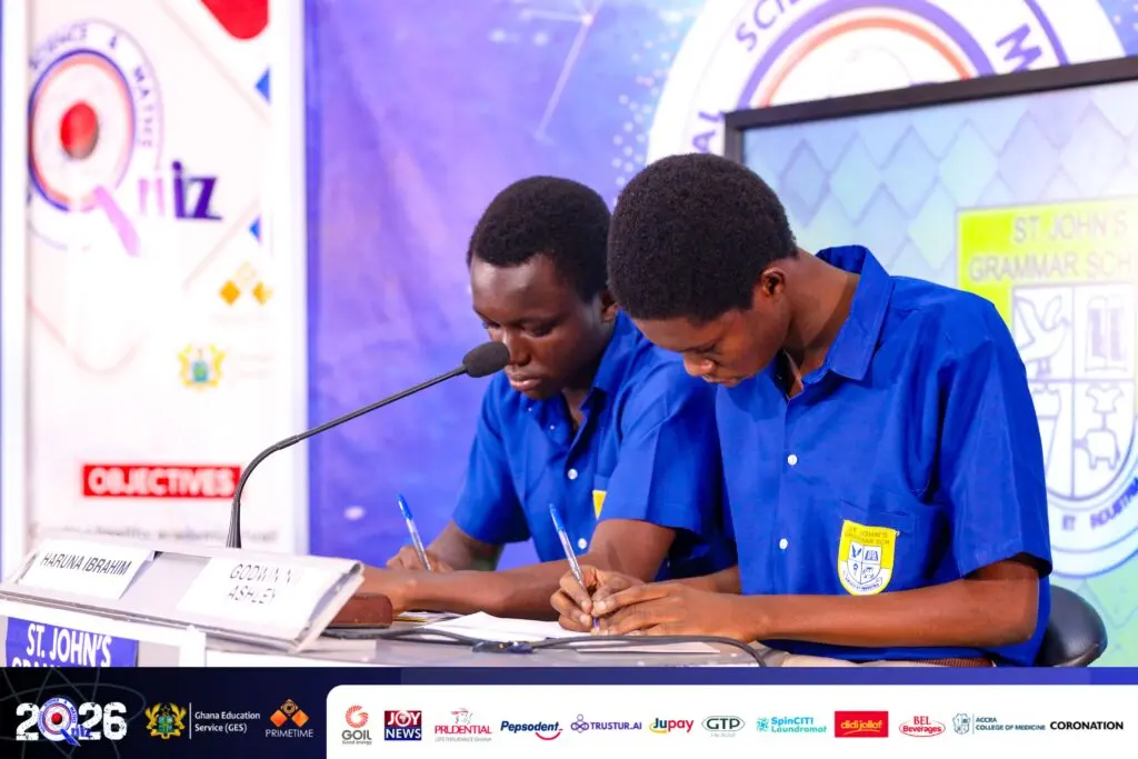 St. John’s Grammar écrase ses adversaires et se qualifie pour les huitièmes de finale du NSMQ 2026