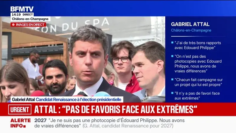 Gabriel Attal remet en question la pertinence de l'âge légal comme pilier du système de retraite français
