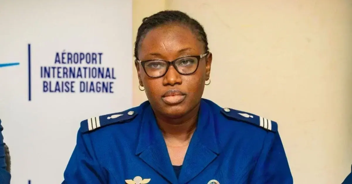 Le capitaine Ndeye Yacine Faye, pionnière de la gendarmerie sénégalaise, quitte l'AIBD après 18 ans de service