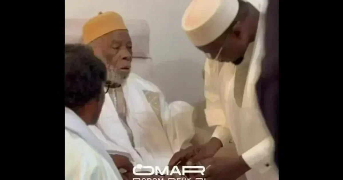 Ousmane Sonko reçu par le khalife des Khadres à Ndiassane avant le Gamou : un symbole politique et religieux fort