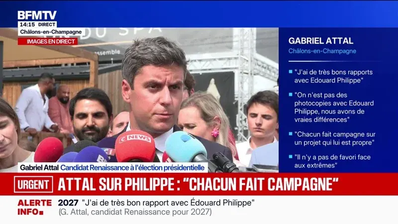 Présidentielle 2027 : Gabriel Attal lance sa campagne à la Foire de Châlons avec une promesse générationnelle