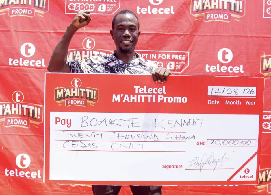 Le pari gagnant de Telecel au Ghana : 5,1 millions de cedis redistribués en un mois, et des vies transformées