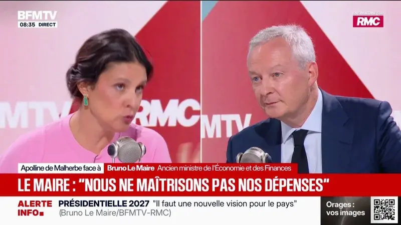 La France doit adopter une règle d’or constitutionnelle pour maîtriser ses comptes publics, selon Bruno Le Maire