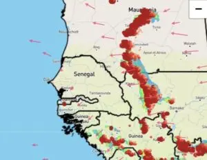 Orages violents au Sénégal : l’ANACIM alerte les régions du nord et de l’est dès ce soir
