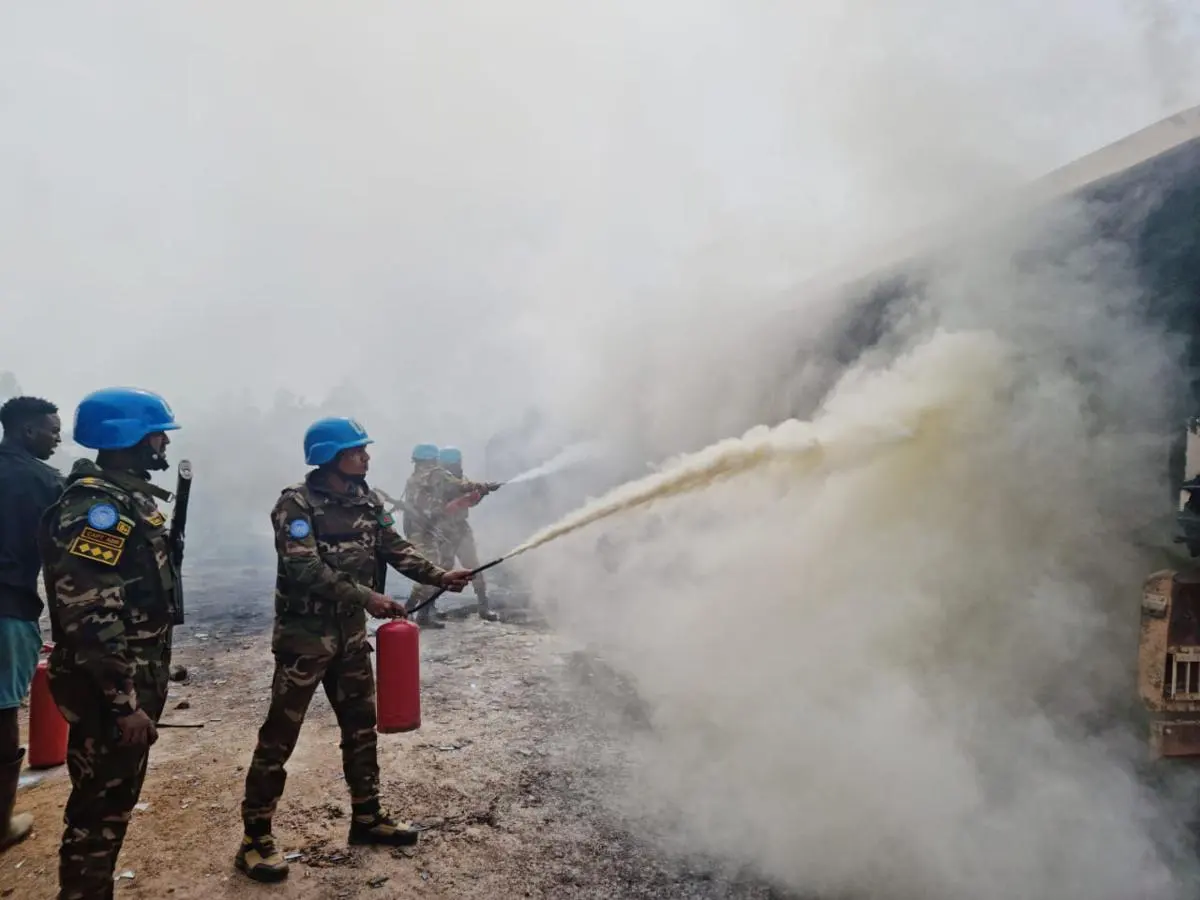 Bunia en proie aux flammes : un seul camion-pompe pour plus d’un million d’habitants