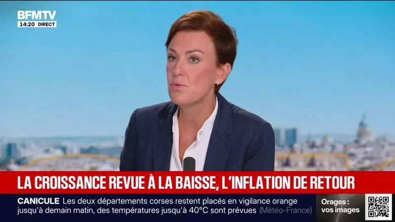 L'Insee révise à la baisse la croissance française : stagnation au 2e trimestre, recul confirmé au 1er