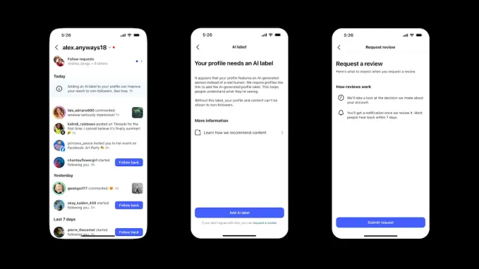 Instagram renforce la transparence sur les profils générés par intelligence artificielle