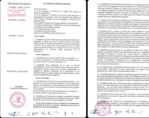 Alioune Badara Diop conteste la base juridique d'une décision du Conseil constitutionnel sur les crédits spéciaux