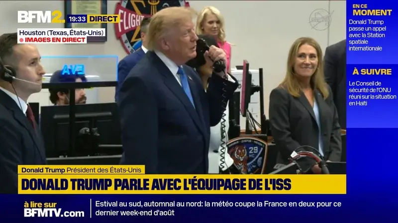 Donald Trump s’entretient avec les astronautes américains de l’ISS : un geste symbolique ou une manœuvre politique ?
