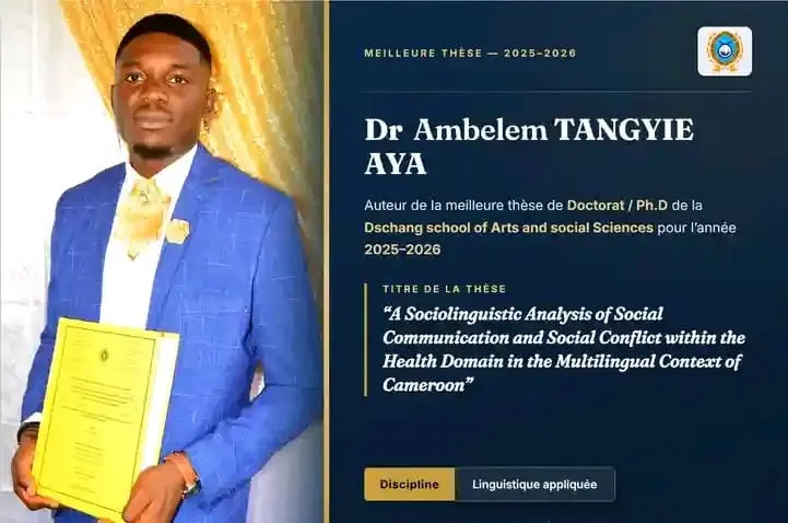 Une thèse de l'Université de Dschang souligne l'échec de la communication sanitaire face à la diversité linguistique au Cameroun