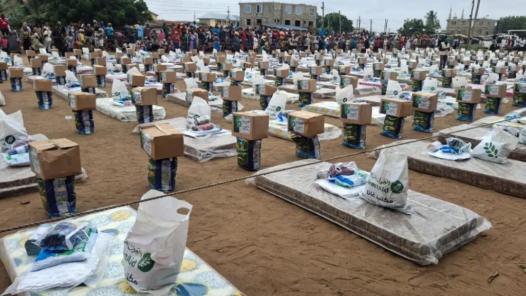Les inondations de juin au Ghana : DirectAid distribue des secours à 1 500 familles sinistrées