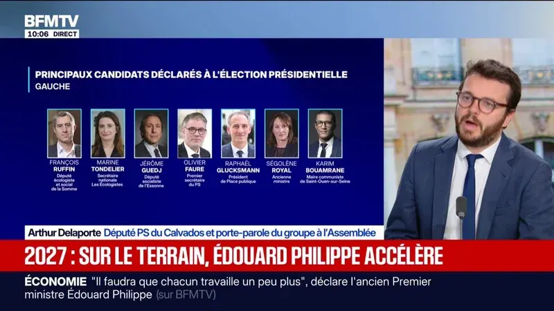 Olivier Faure officialise sa candidature à la primaire de la gauche en France