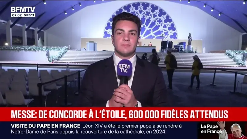 Six cent mille fidèles attendus à la messe du pape Léon XIV sur la place de la Concorde : logistique, sécurité et retombées