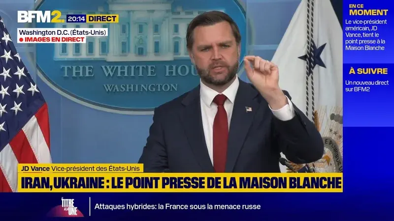 JD Vance exclut tout dialogue avec l'Iran tant que les attaques contre les navires marchands persistent
