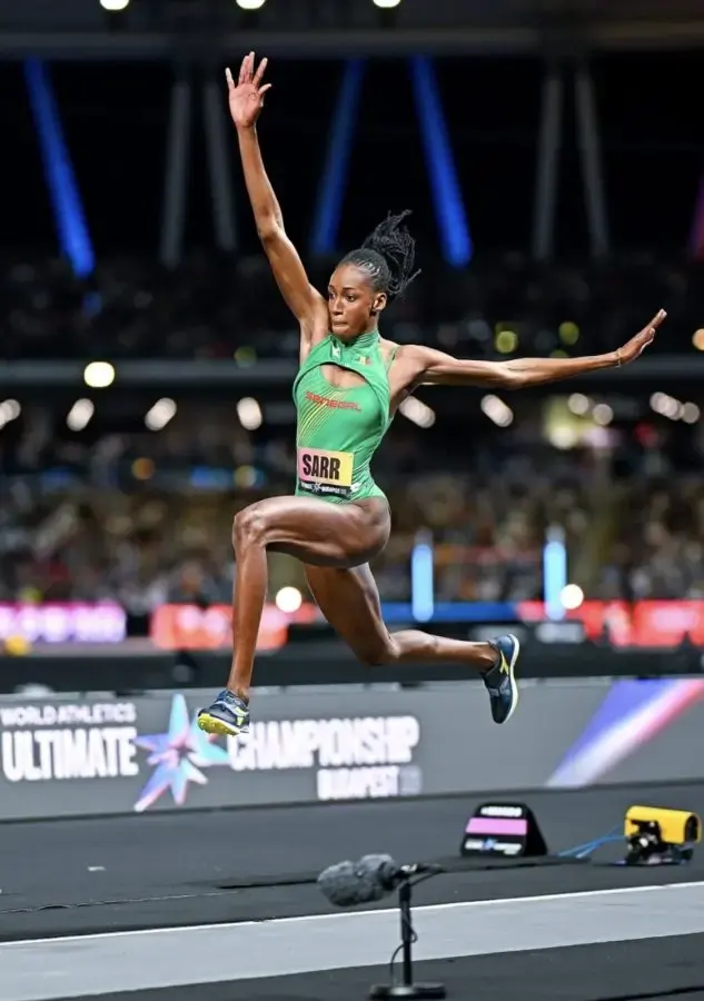 Saly Sarr confirme son ascension mondiale en remportant le World Athletics Ultimate Championship à Budapest