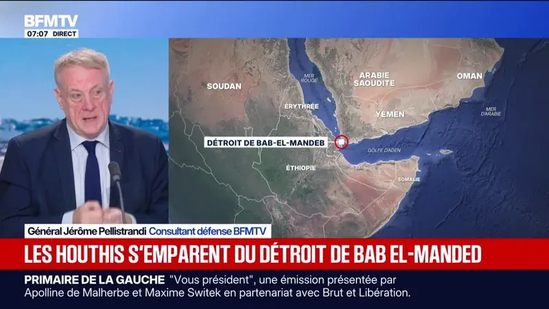 Les Houthis s’emparent du détroit de Bab‑el‑Mandeb, un choc pour le trafic pétrolier mondial