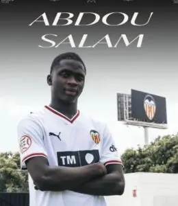 À 18 ans, Abdou Salam Sèye quitte Be Sport Academy et signe avec Valence CF jusqu'en 2028