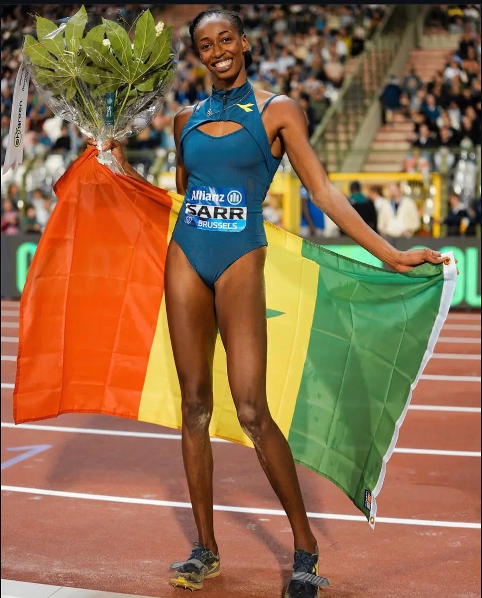 Saly Sarr marque l'histoire de l'athlétisme sénégalais en remportant la Diamond League à Bruxelles