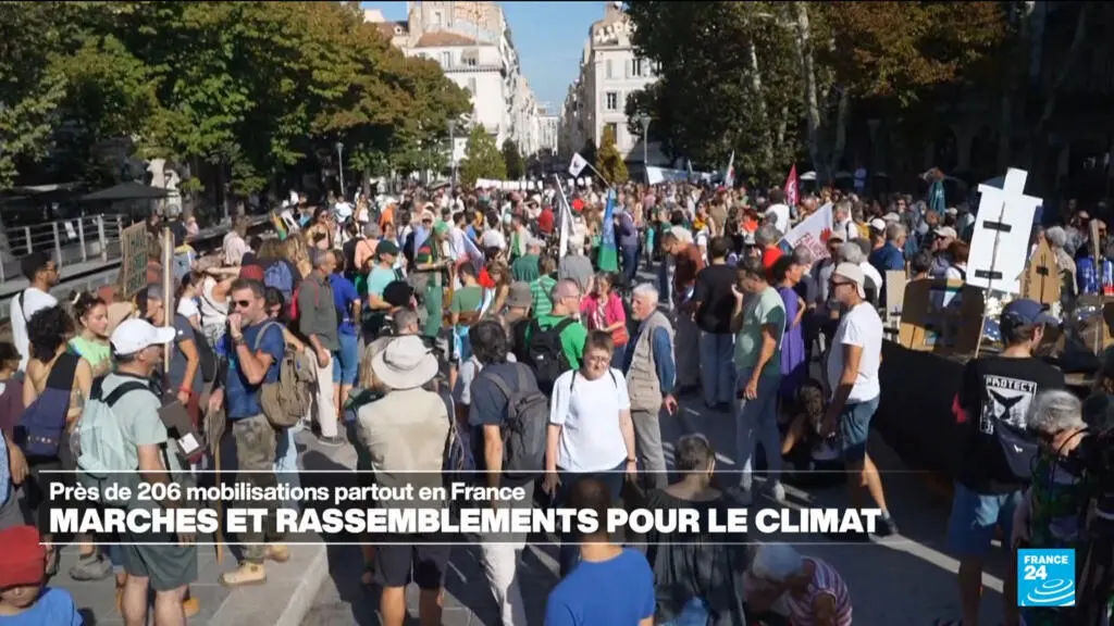 Plus de 260 actions climatiques simultanées témoignent d'une mobilisation nationale en France