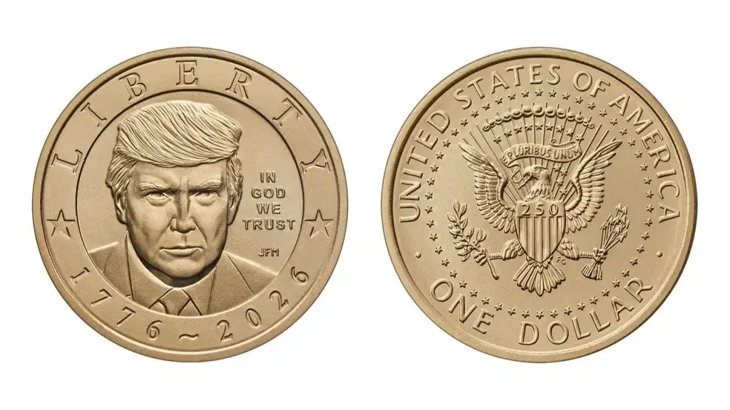 Le Trésor américain émet une pièce de 1 dollar à l'effigie de Donald Trump malgré les restrictions légales