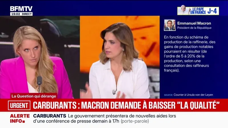 Macron sollicite l'UE d'assouplir la réglementation des carburants pour freiner la flambée des prix en France