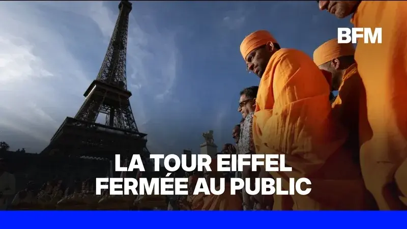 Grève à la tour Eiffel : les salariés protestent contre l'éviction de personnel féminin lors d'une visite religieuse