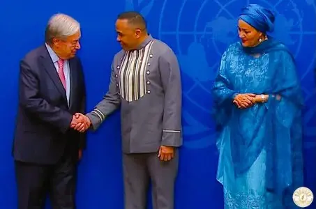 Le colonel Michaël Randrianirina porte la voix de la transition malgache à la tribune de l'ONU