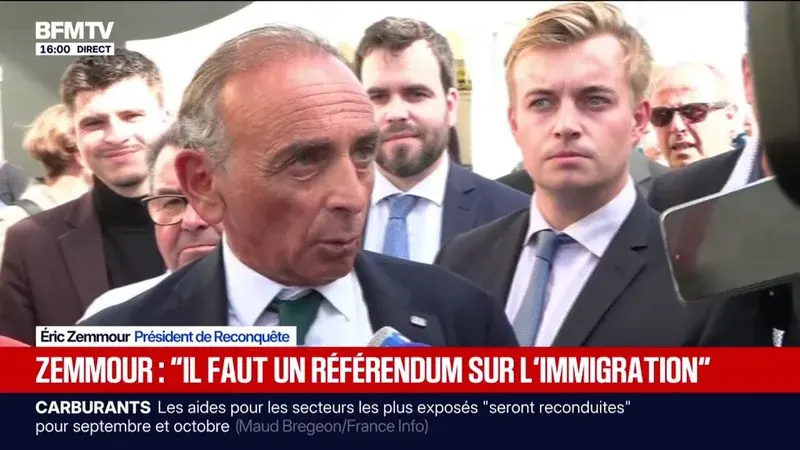 Zemmour relance le débat sur l'immigration avec un référendum en France : quel impact pour l'Europe ?