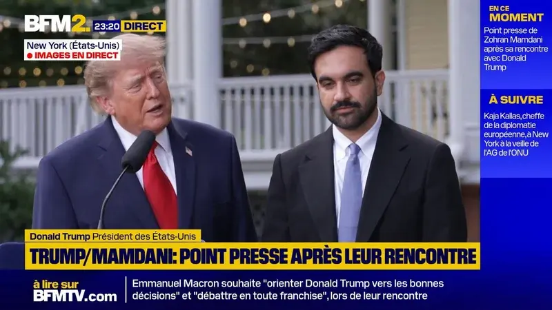 Donald Trump face à la presse à New York : une journaliste dénonce l'exclusion de médias à la Maison-Blanche