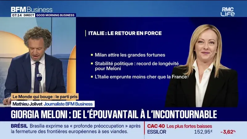 Giorgia Meloni, de l'épouvantail de Bruxelles à la figure incontournable de l'Europe