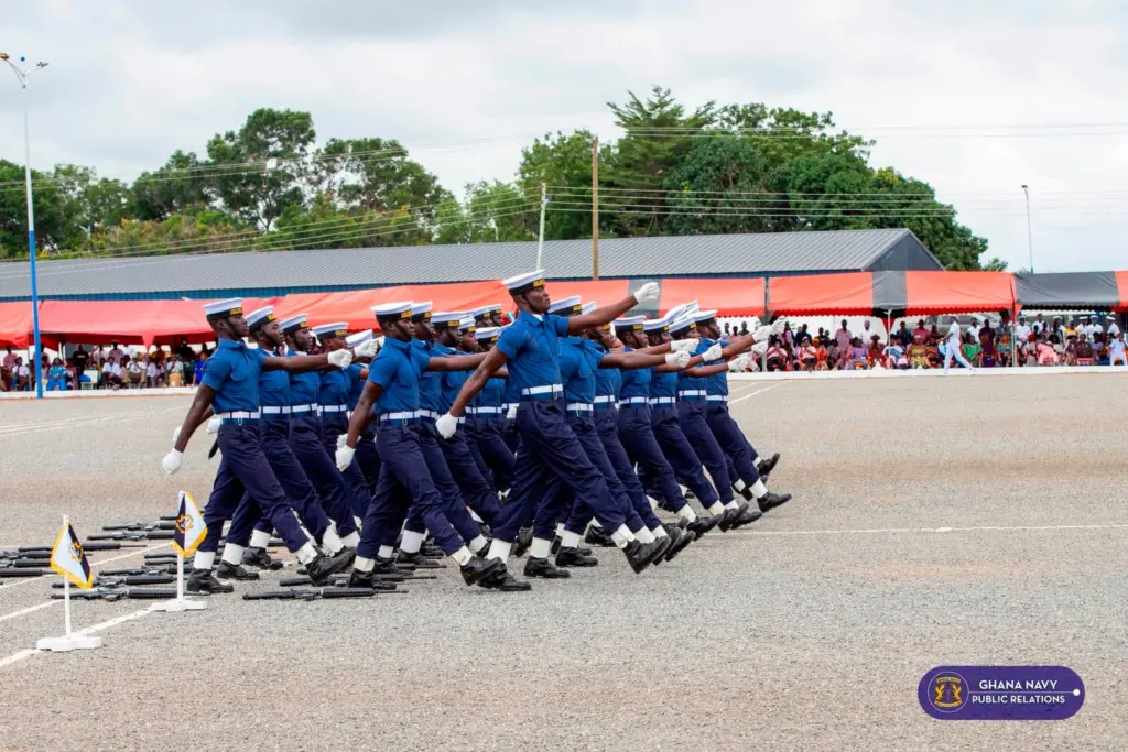 La marine ghanéenne renforce ses effectifs avec 346 nouvelles recrues opérationnelles