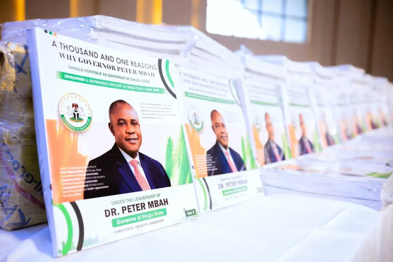 Le gouverneur de l'État d'Enugu publie un bilan de 10 000 réalisations pour justifier sa stratégie de développement économique