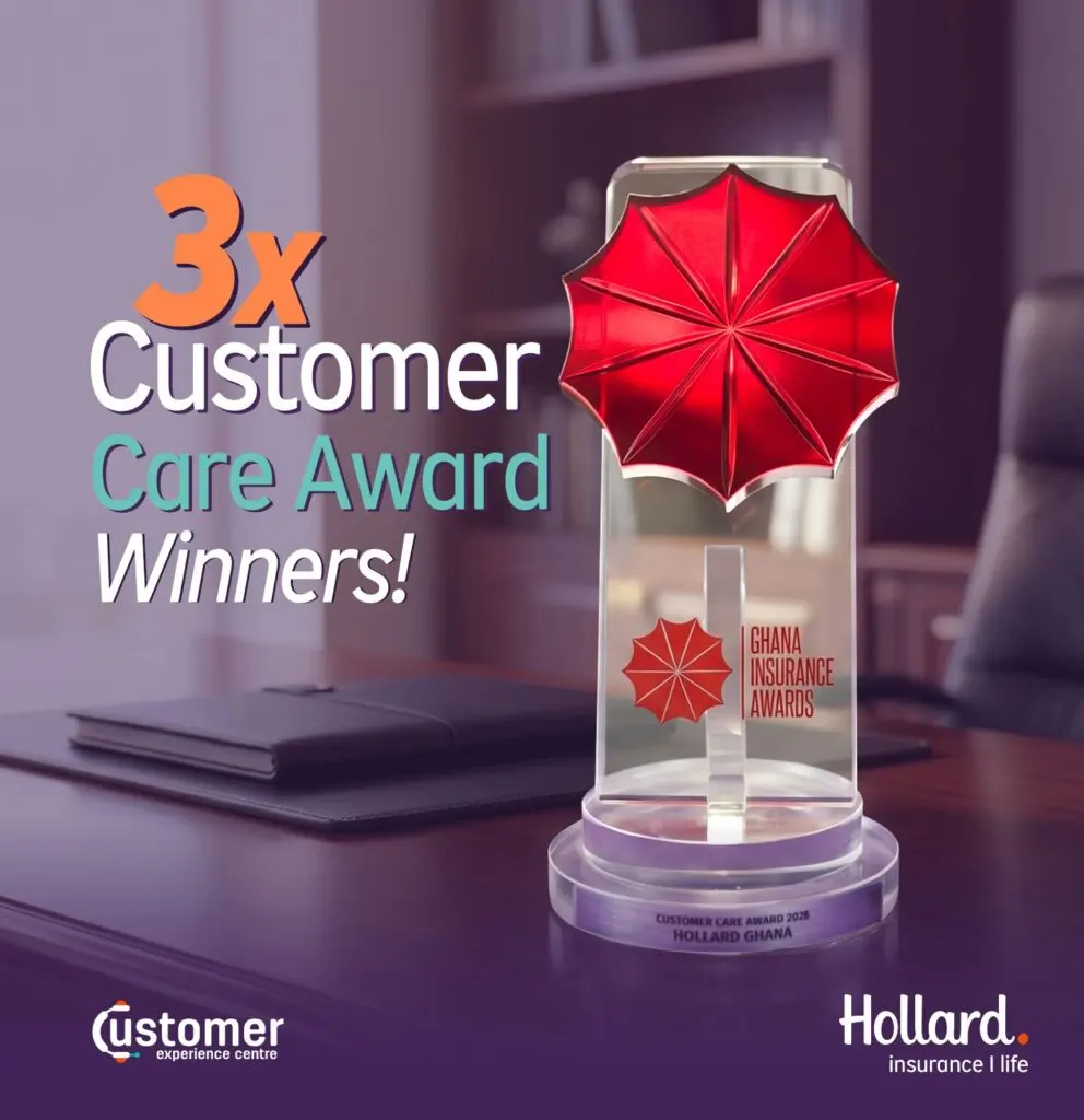 Hollard Ghana : une expérience client exceptionnelle récompensée pour la troisième année consécutive