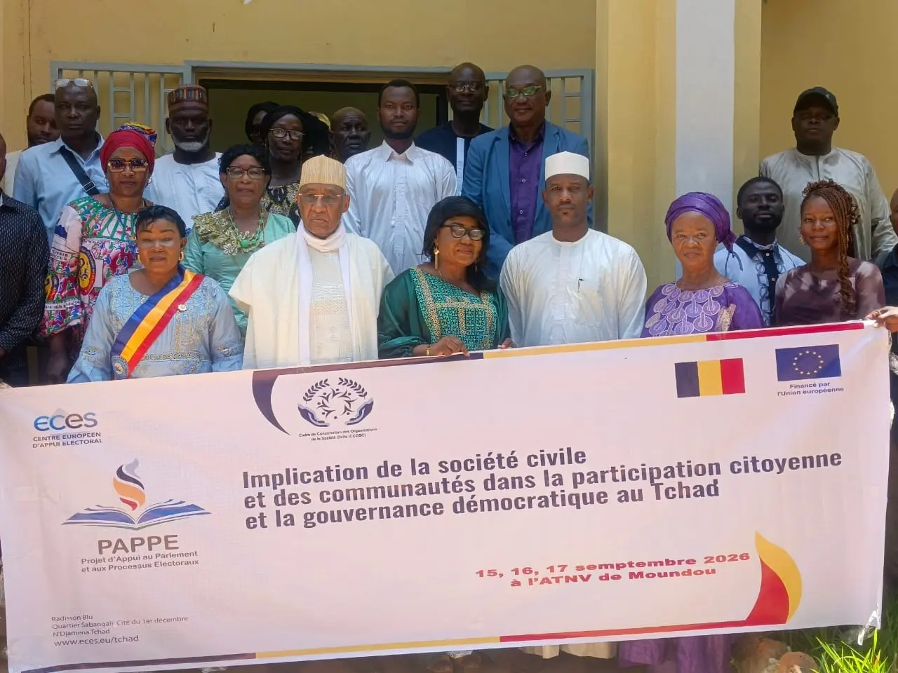 À Moundou, le CCOCS mobilise les acteurs locaux pour une gouvernance tchadienne plus inclusive