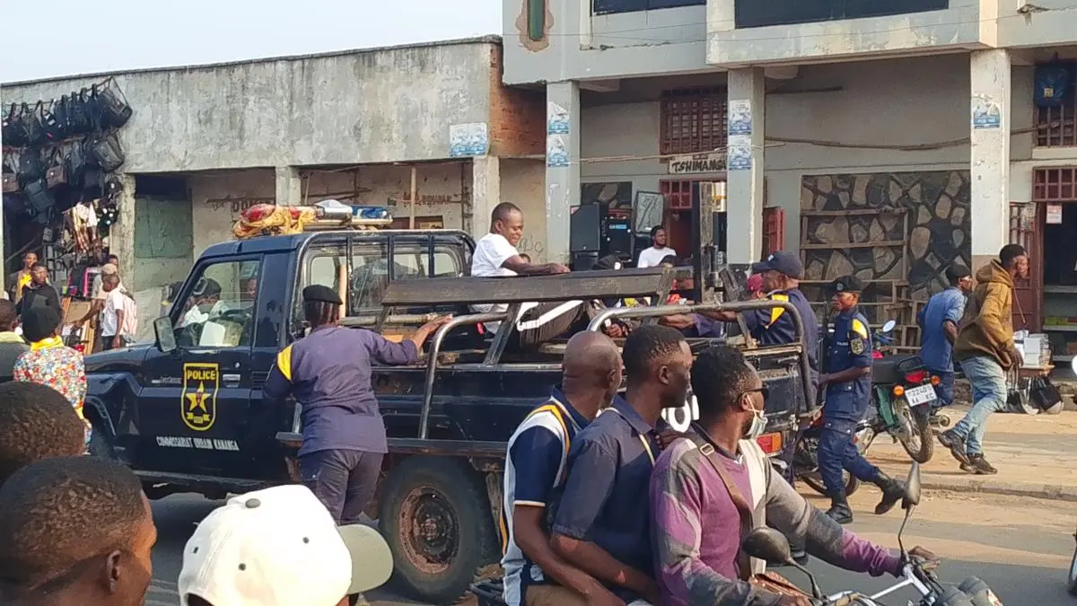 Kananga : la marche de la Coalition 64 stoppée par les forces de l’ordre, plusieurs arrestations