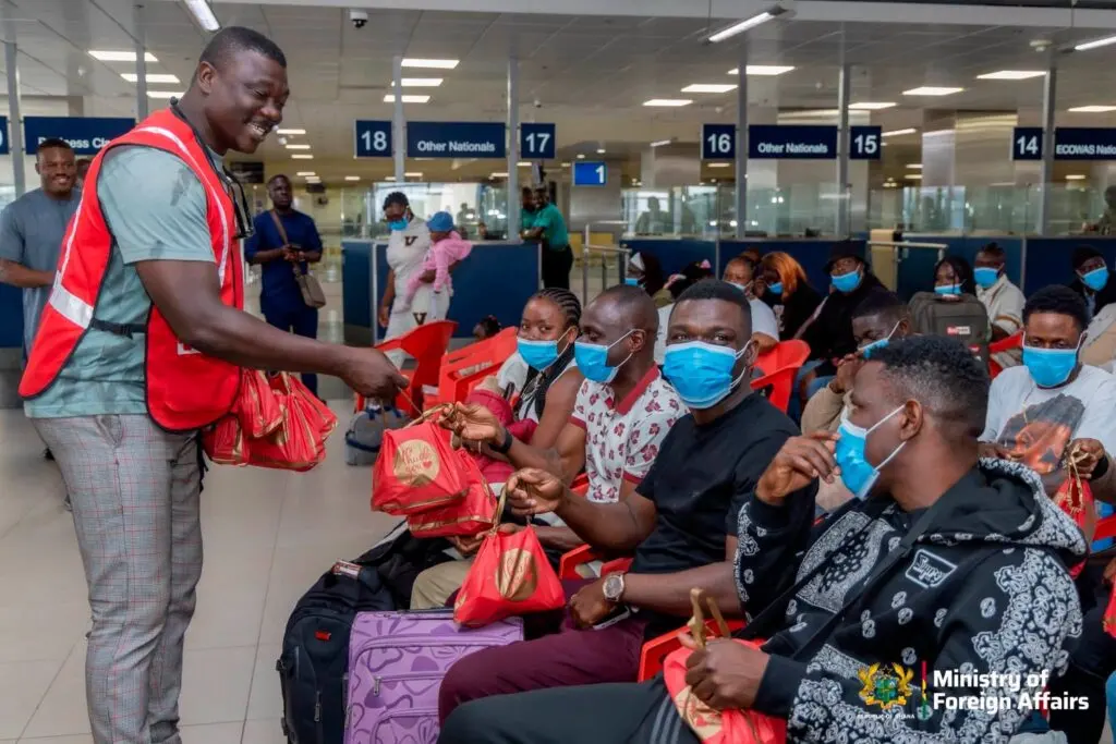 Le Ghana ramène 1 900 ressortissants après l'évacuation complète depuis l'Afrique du Sud