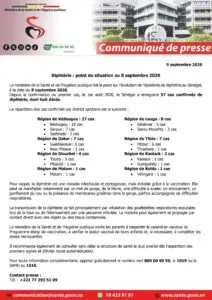 Le Sénégal face à une résurgence de la diphtérie : 57 cas confirmés et huit décès recensés