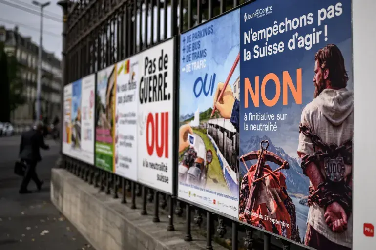La Suisse confirme sa flexibilité diplomatique en rejetant un durcissement constitutionnel de sa neutralité