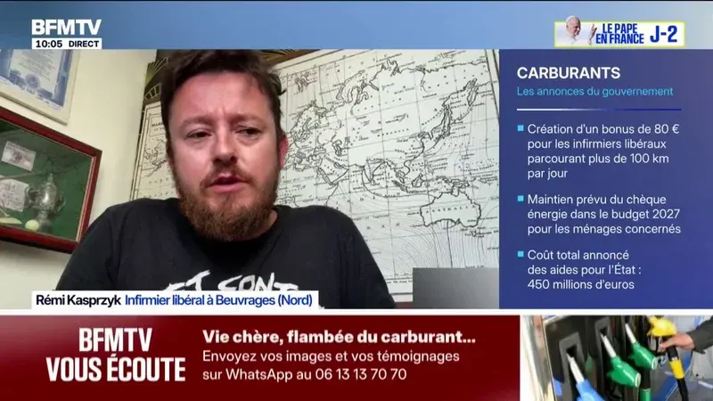 Le gouvernement élargit son aide aux carburants face à la grogne des professionnels de santé