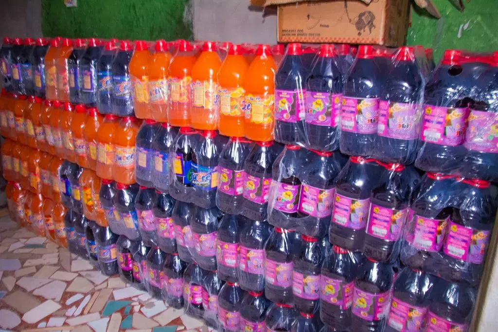 Démantèlement d'une unité de production illégale de jus de fruits frelatés à Badagry
