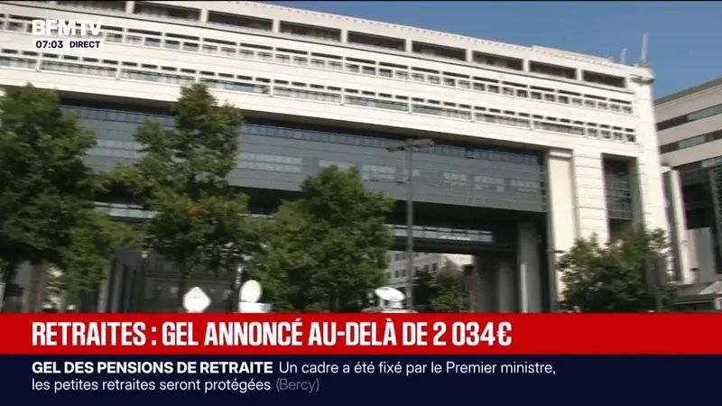 Le gouvernement français envisage de geler les pensions de retraite au-dessus de 2 000 euros pour économiser 6 milliards d'euros