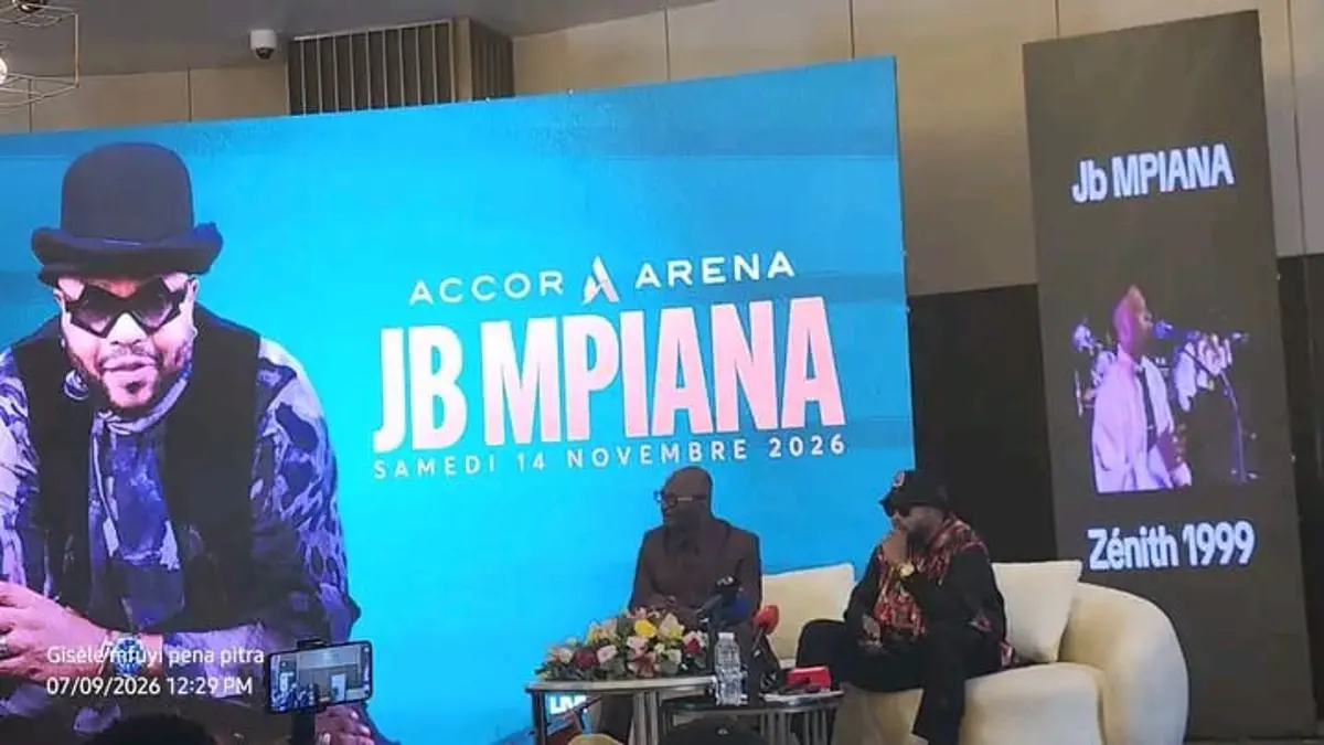 JB Mpiana annonce son retour sur la scène de l'Accor Arena pour célébrer quatre décennies de carrière
